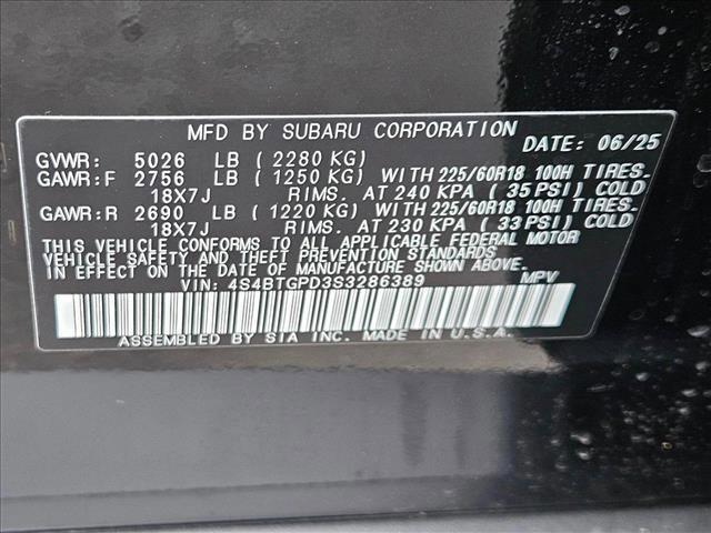 new 2025 Subaru Outback car, priced at $47,661