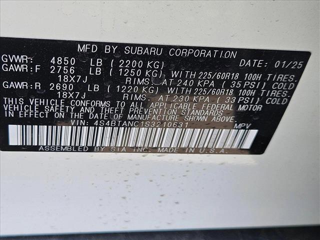 new 2025 Subaru Outback car, priced at $37,838