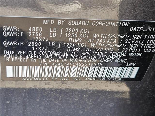 new 2025 Subaru Outback car, priced at $33,891