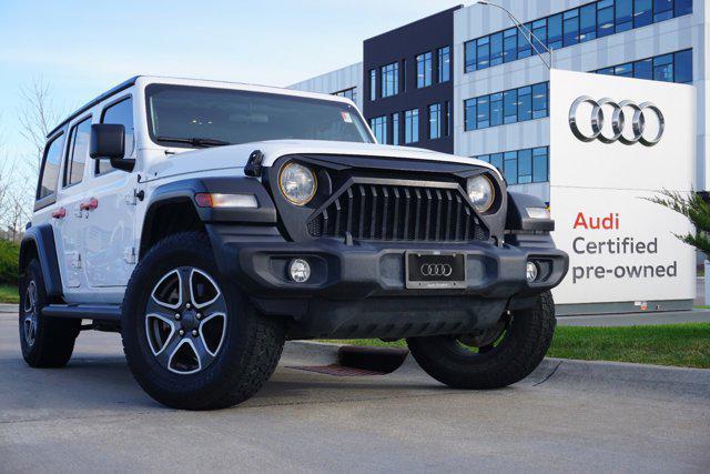 used 2020 Jeep Wrangler Unlimited car, priced at $27,500