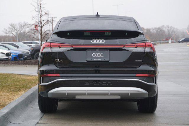 new 2025 Audi Q4 e-tron Sportback car, priced at $65,615