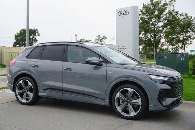 new 2025 Audi Q4 e-tron car, priced at $59,785