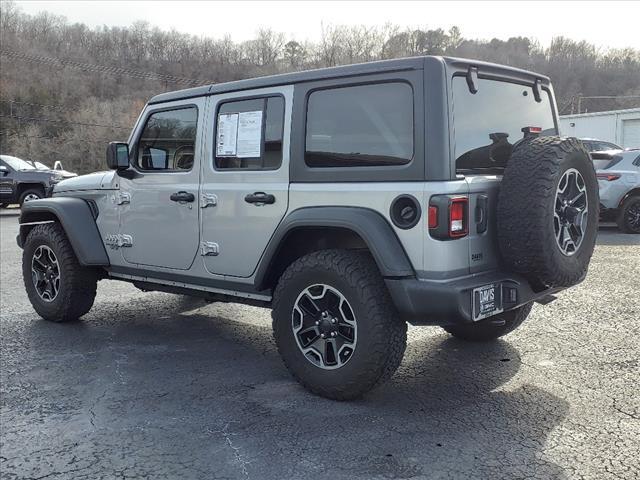 used 2021 Jeep Wrangler Unlimited car, priced at $31,450