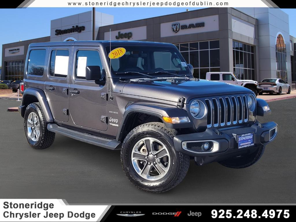 used 2018 Jeep Wrangler Unlimited car, priced at $25,488