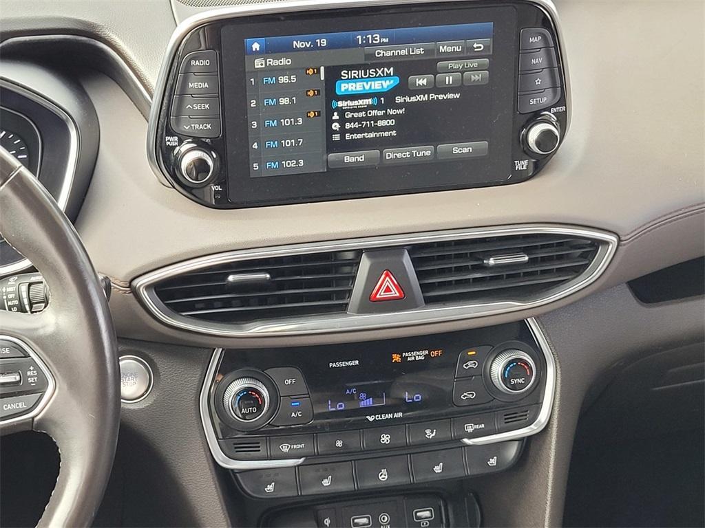 used 2019 Hyundai Santa Fe car, priced at $21,891