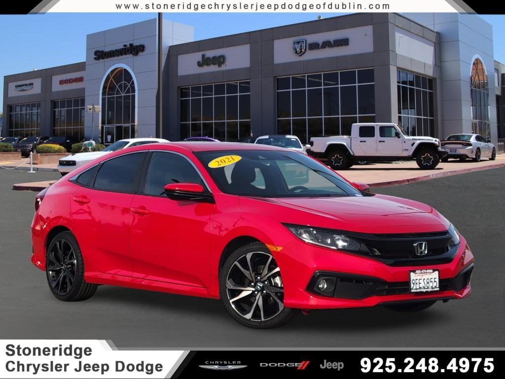 used 2021 Honda Civic car, priced at $21,849