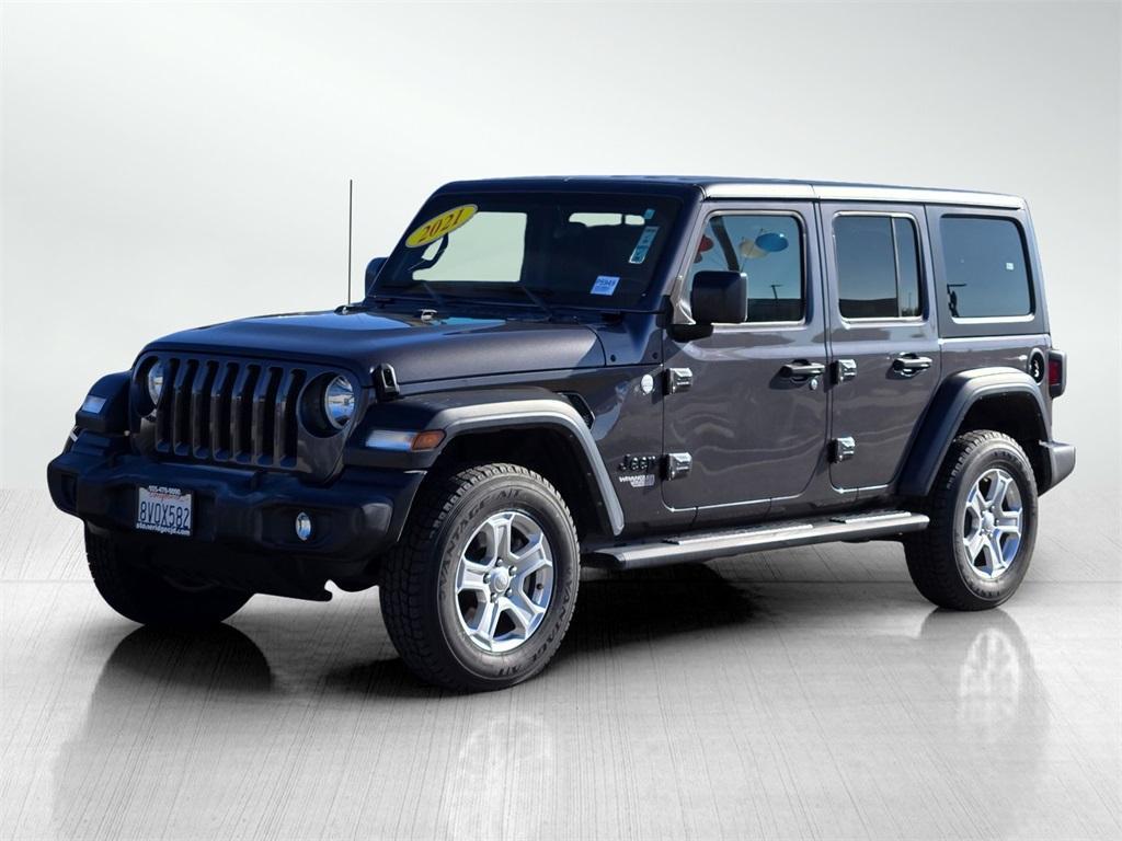 used 2021 Jeep Wrangler Unlimited car, priced at $31,891