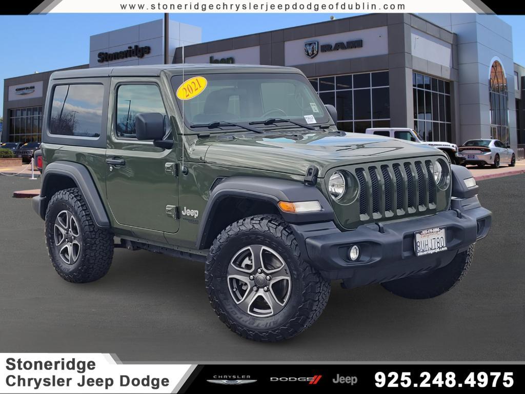 used 2021 Jeep Wrangler car, priced at $26,499