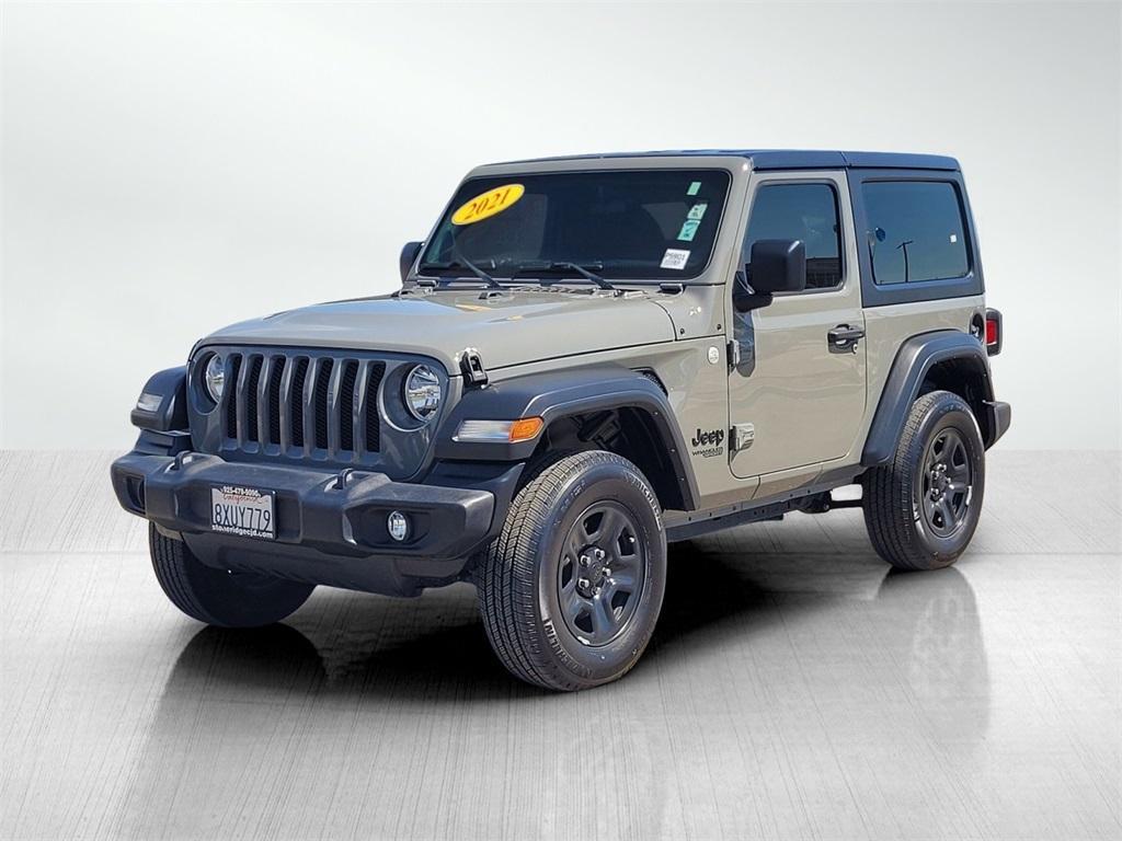 used 2021 Jeep Wrangler car, priced at $27,100