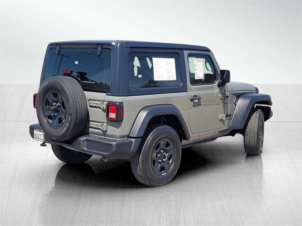 used 2021 Jeep Wrangler car, priced at $27,100