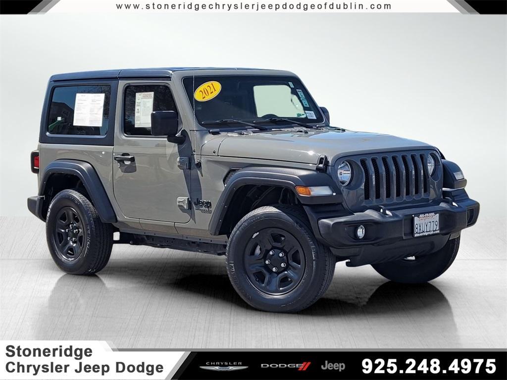 used 2021 Jeep Wrangler car, priced at $27,100