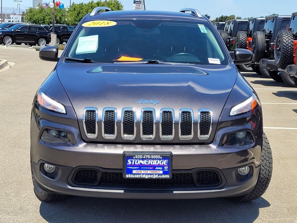 used 2018 Jeep Cherokee car, priced at $18,728