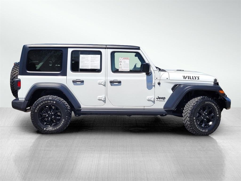 used 2021 Jeep Wrangler Unlimited car, priced at $33,588