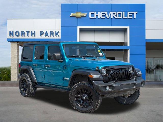 used 2020 Jeep Wrangler Unlimited car, priced at $26,521