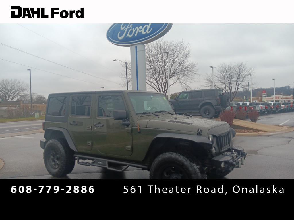 used 2015 Jeep Wrangler Unlimited car, priced at $14,300
