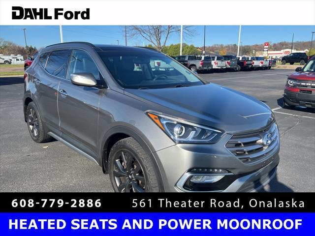 used 2018 Hyundai Santa Fe Sport car, priced at $17,490