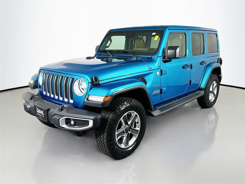 used 2020 Jeep Wrangler Unlimited car, priced at $25,000
