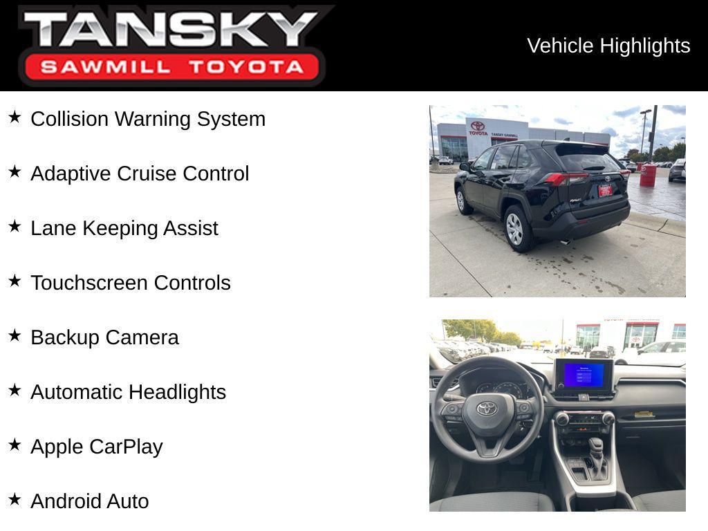 new 2025 Toyota RAV4 car, priced at $29,960