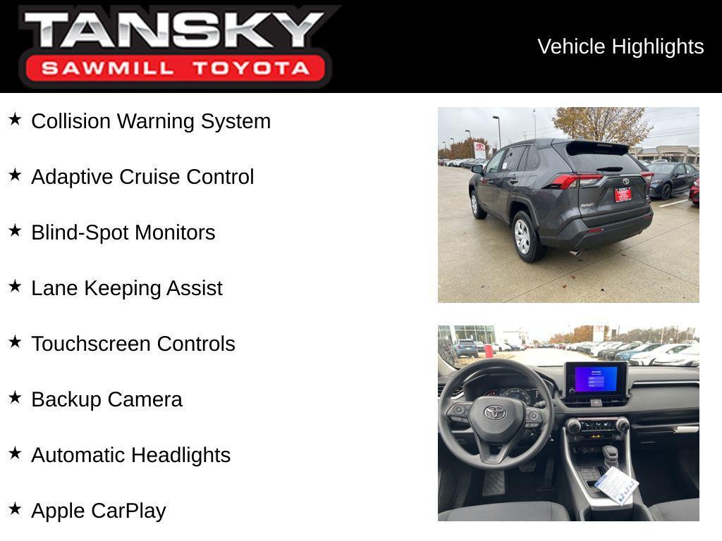 new 2025 Toyota RAV4 car, priced at $31,877