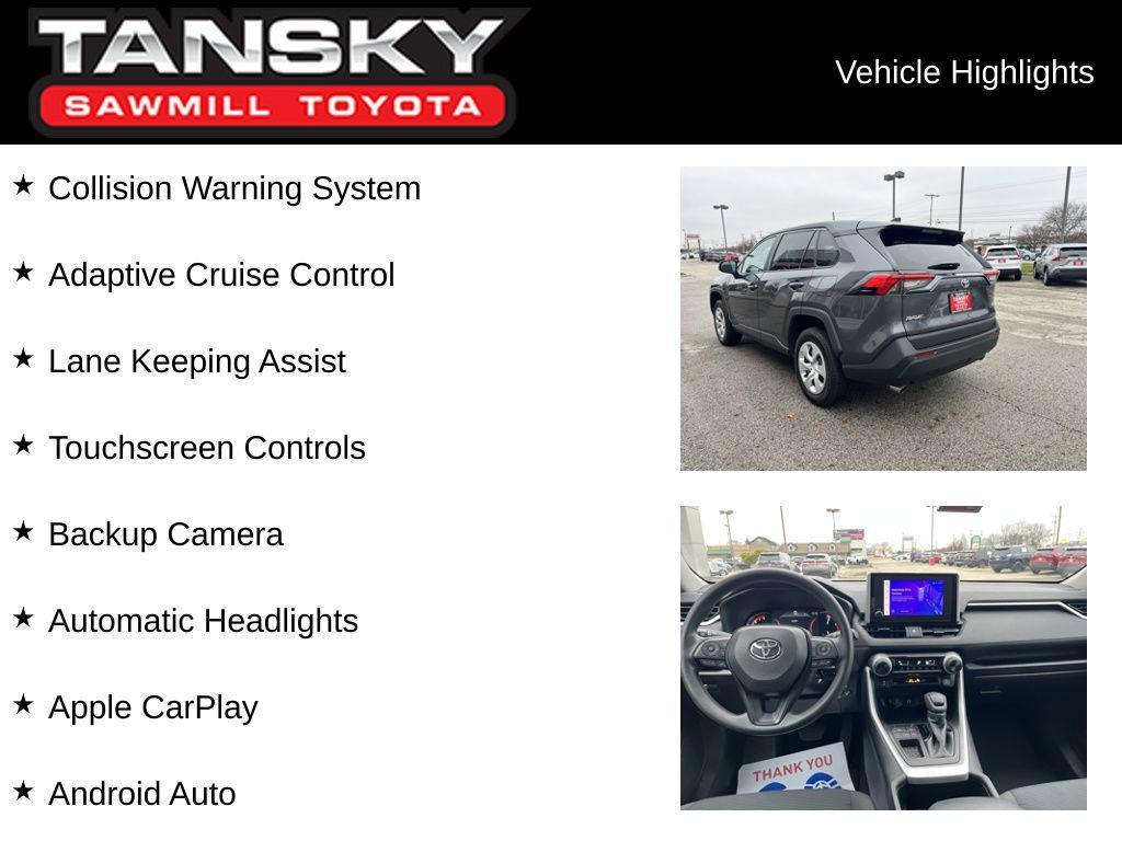 used 2025 Toyota RAV4 car, priced at $27,250