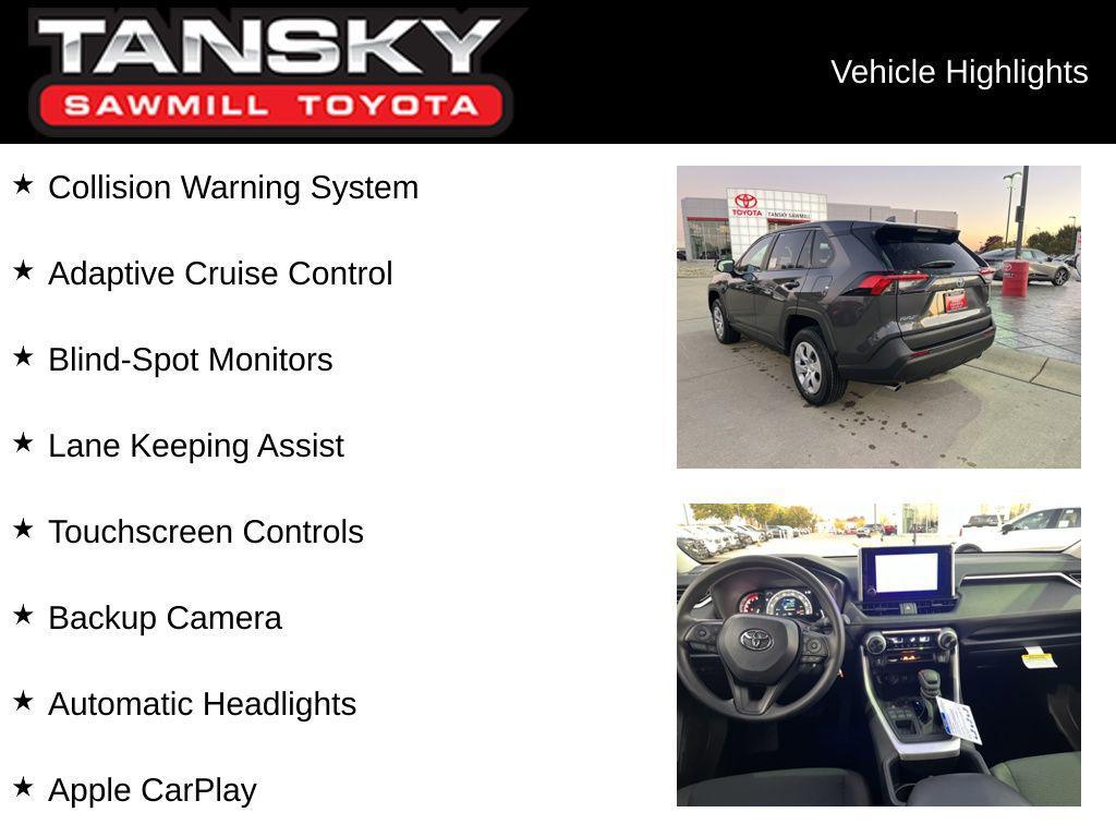 new 2025 Toyota RAV4 car, priced at $31,639