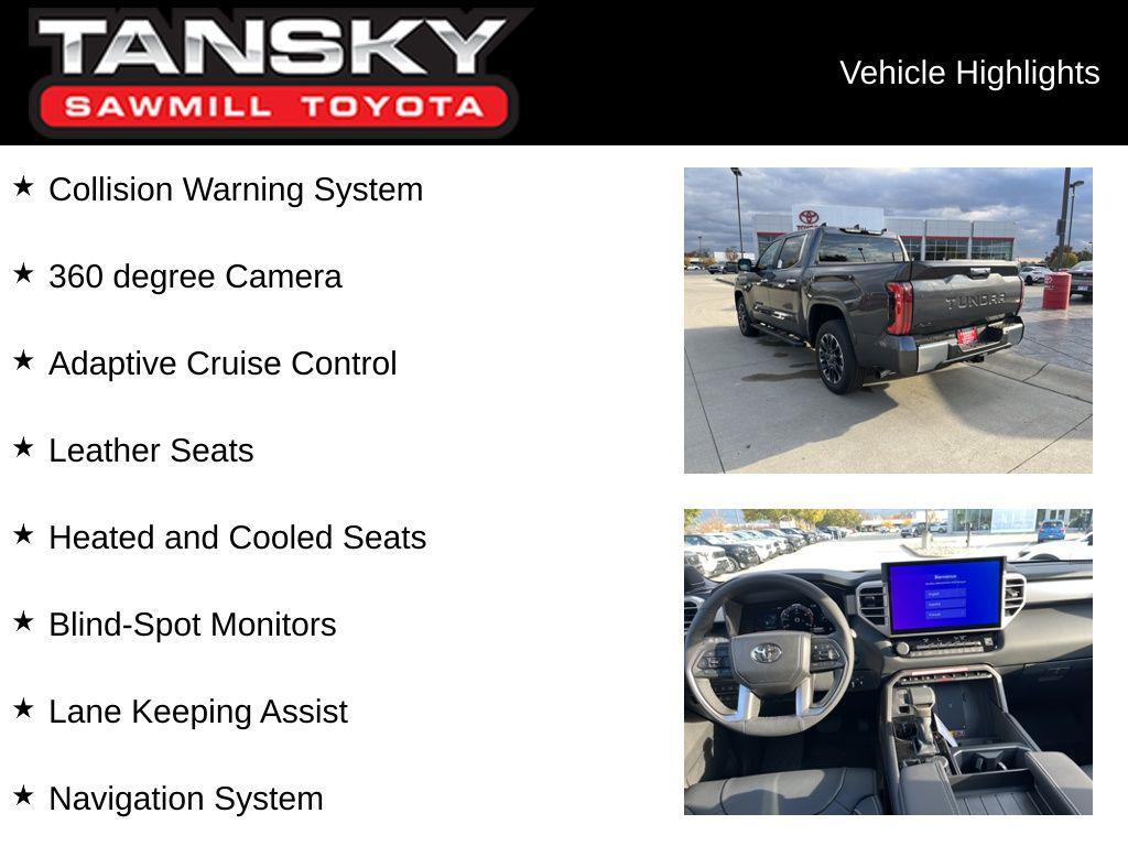 new 2026 Toyota Tundra car, priced at $60,977