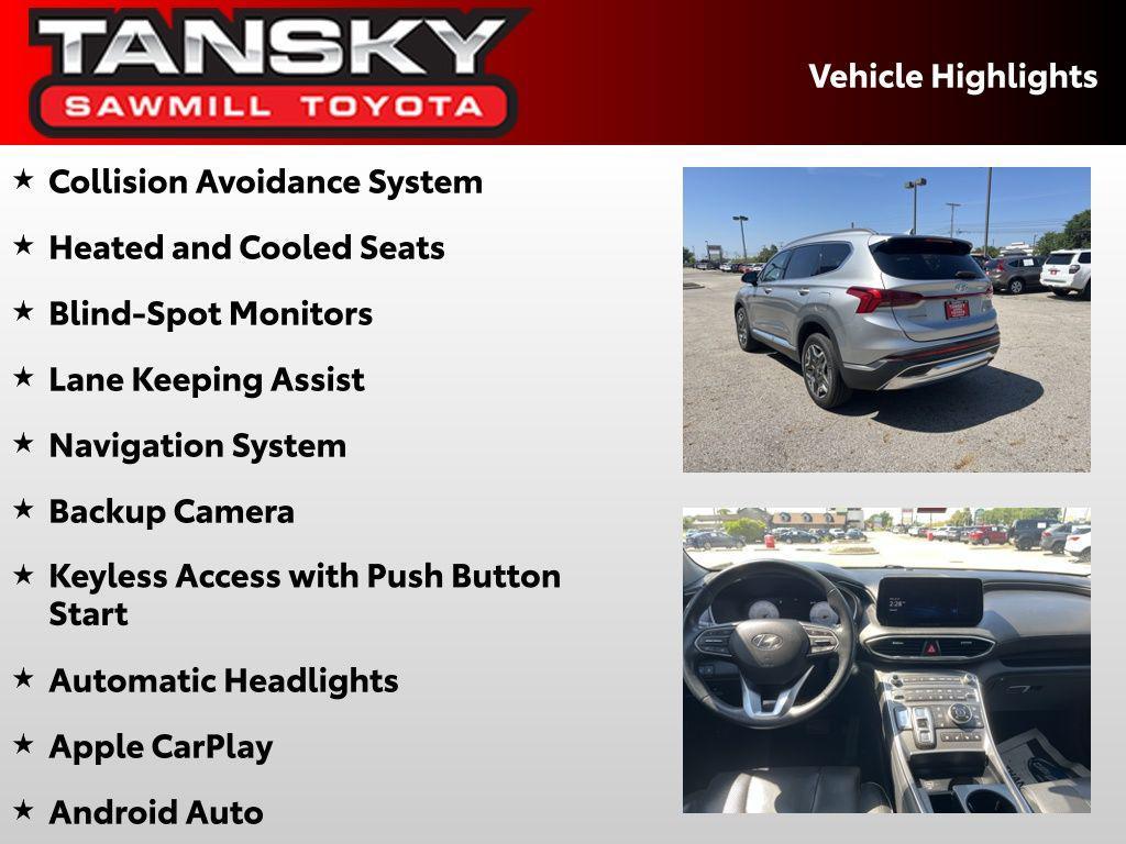 used 2023 Hyundai Santa Fe car, priced at $23,254