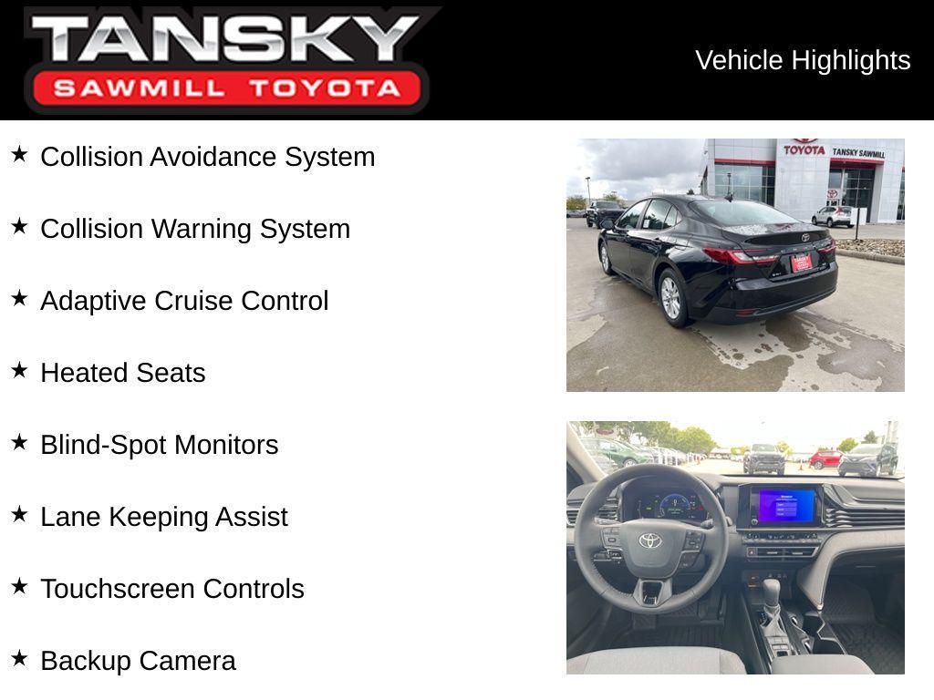 new 2026 Toyota Camry car, priced at $30,202