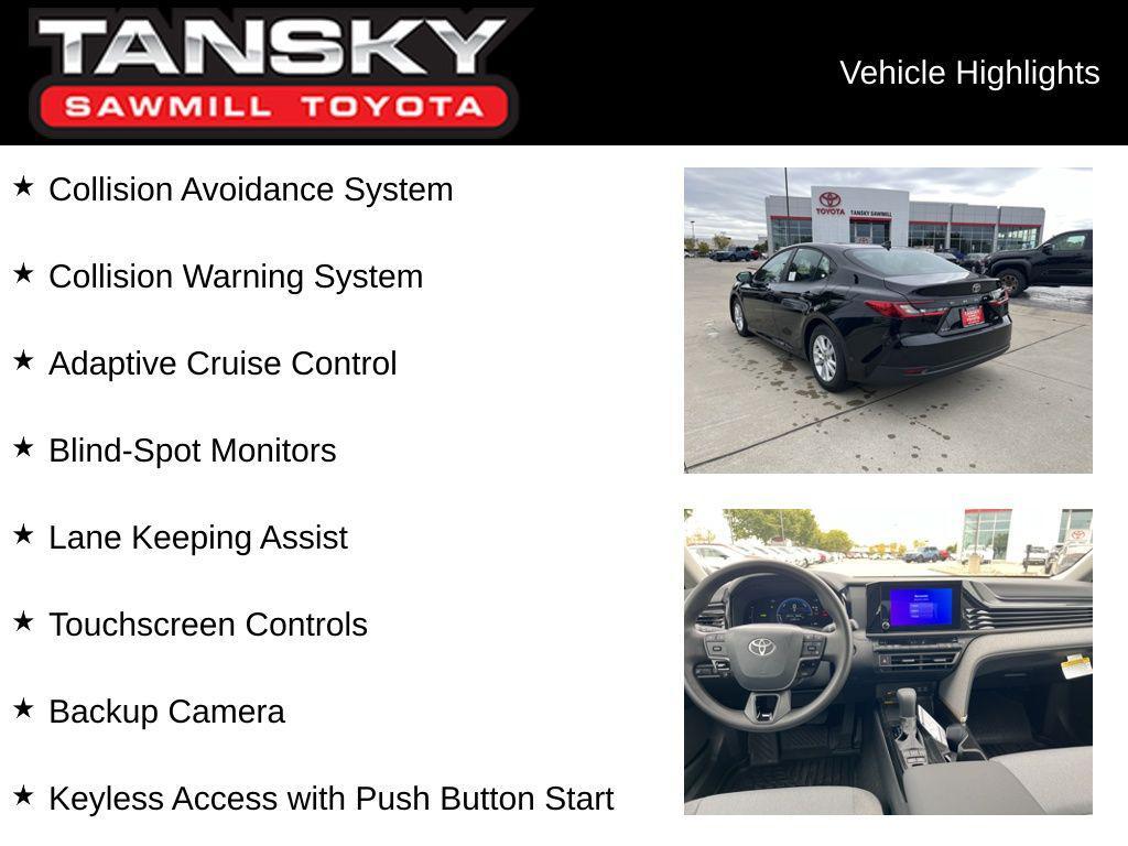 new 2026 Toyota Camry car, priced at $28,725