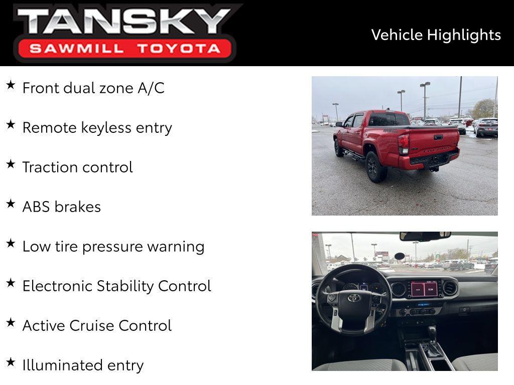 used 2022 Toyota Tacoma car, priced at $30,586