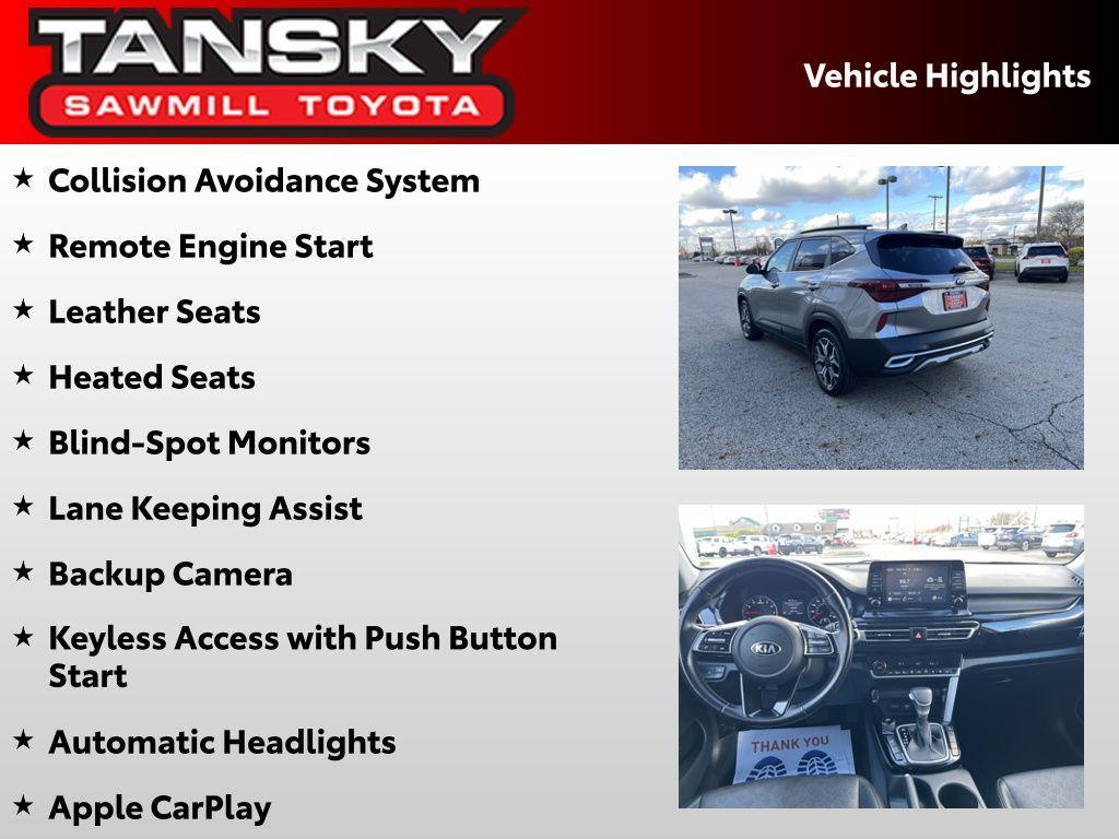 used 2021 Kia Seltos car, priced at $16,193