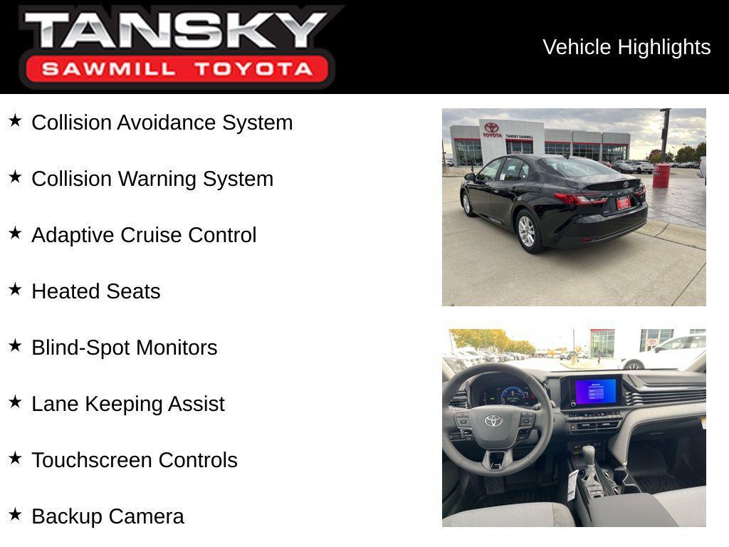 new 2026 Toyota Camry car, priced at $30,202