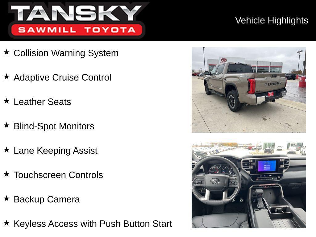 new 2026 Toyota Tundra car, priced at $58,437
