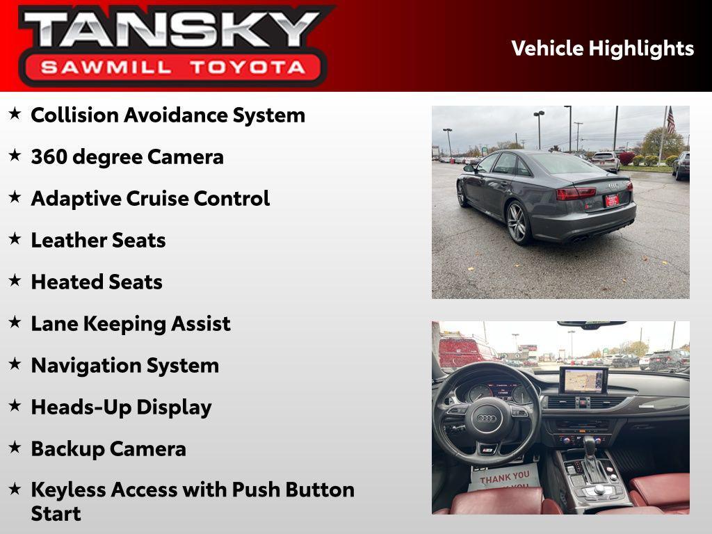 used 2017 Audi S6 car, priced at $29,541