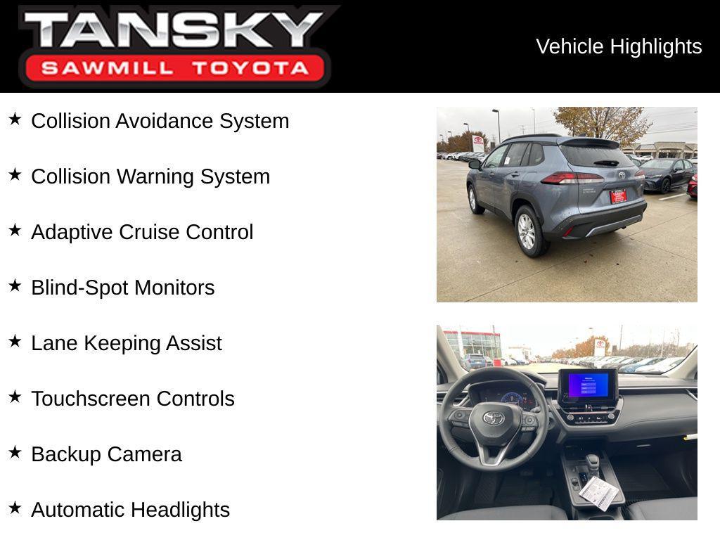 new 2026 Toyota Corolla Cross car, priced at $28,260