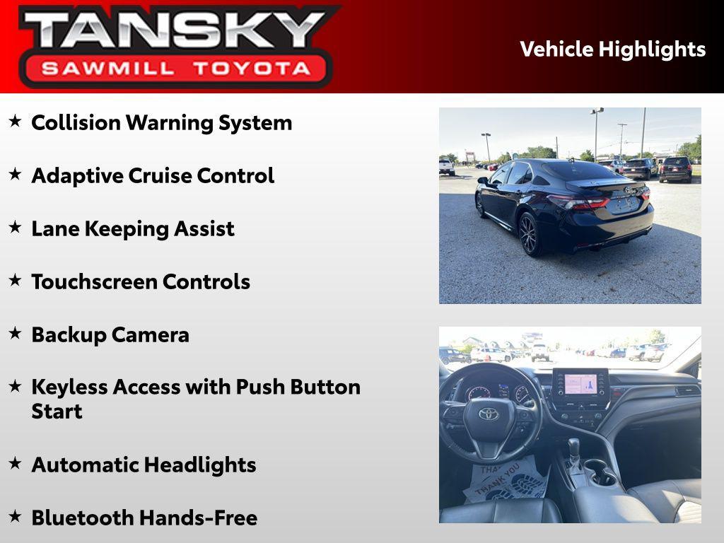 used 2021 Toyota Camry car, priced at $21,361