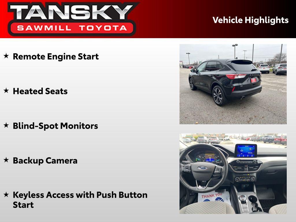 used 2021 Ford Escape car, priced at $19,687