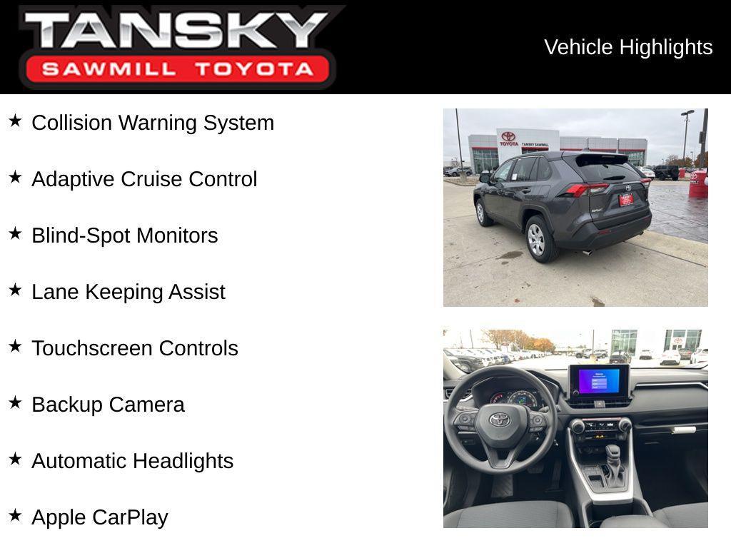 new 2025 Toyota RAV4 car, priced at $30,434