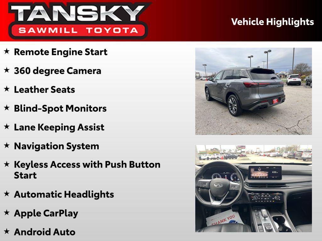 used 2024 INFINITI QX60 car, priced at $33,363