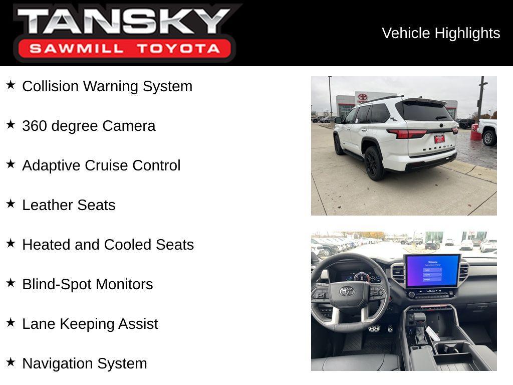 new 2026 Toyota Sequoia car, priced at $78,893