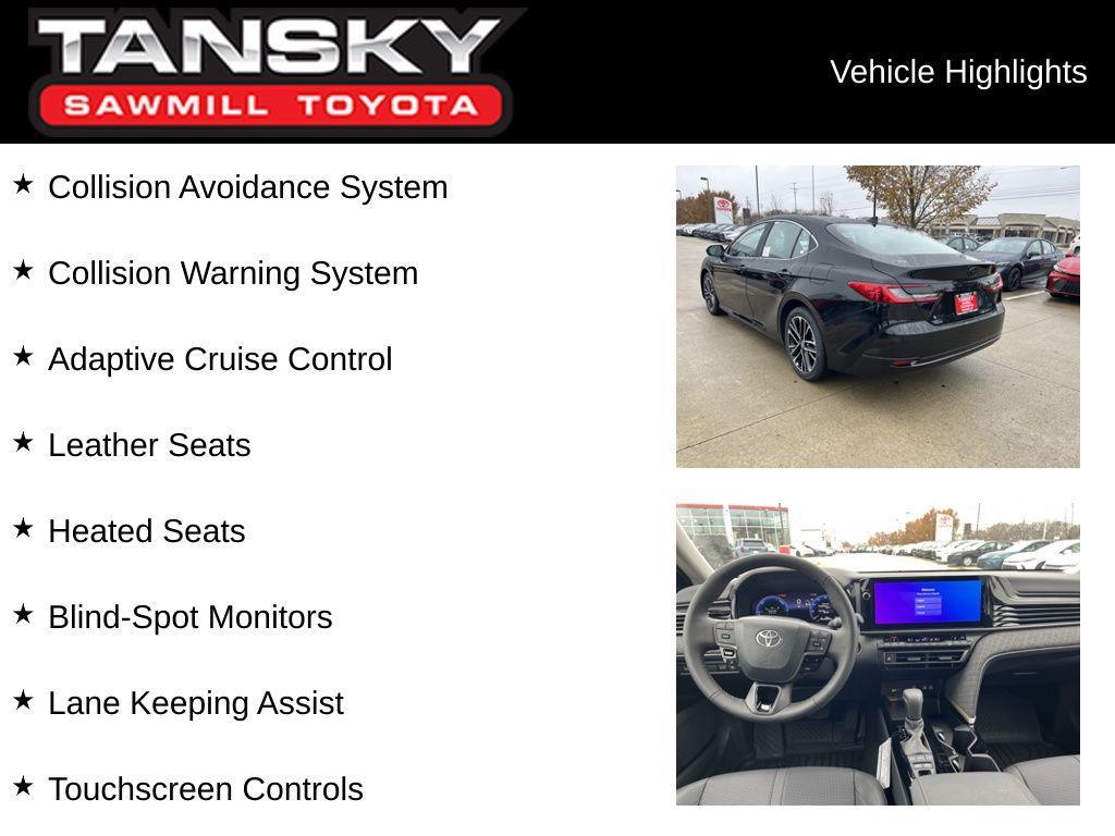 new 2026 Toyota Camry car, priced at $33,731