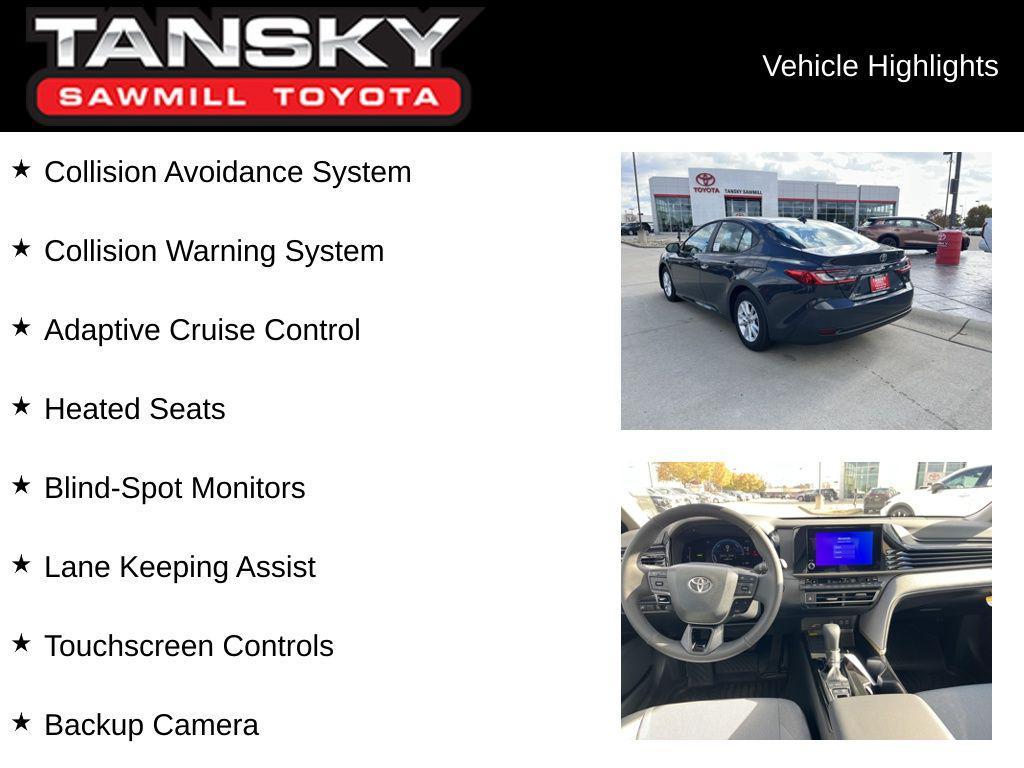 new 2026 Toyota Camry car, priced at $30,202