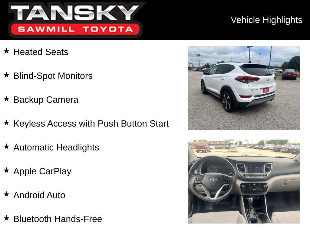 used 2018 Hyundai Tucson car, priced at $15,995