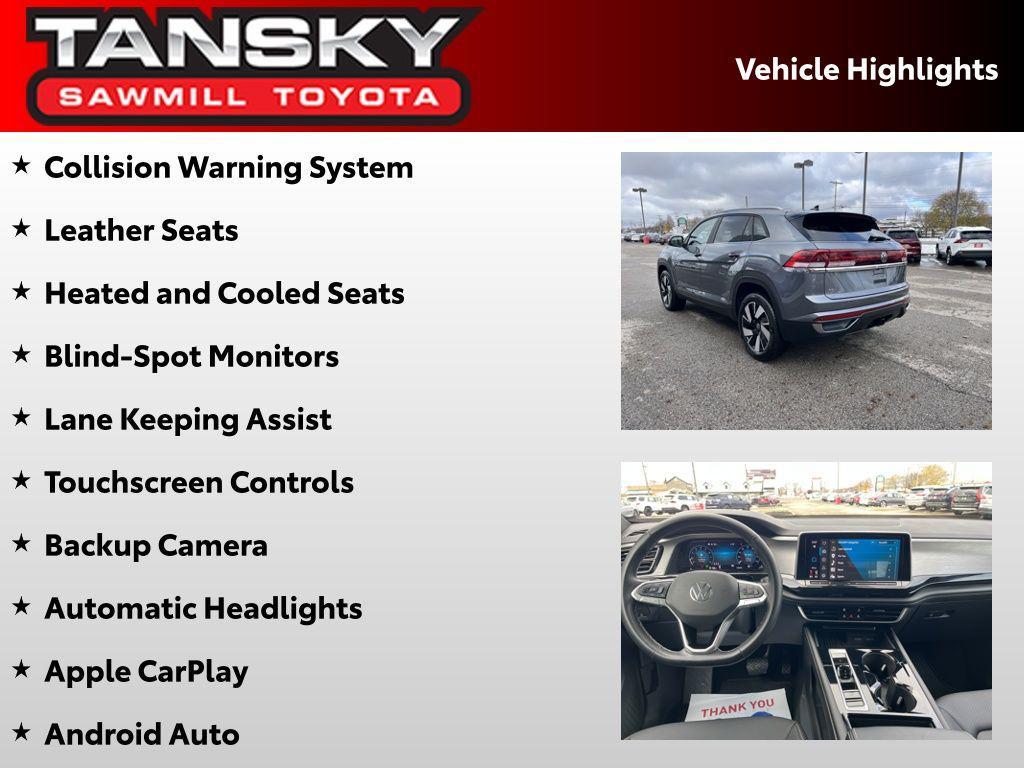 used 2025 Volkswagen Atlas Cross Sport car, priced at $33,473