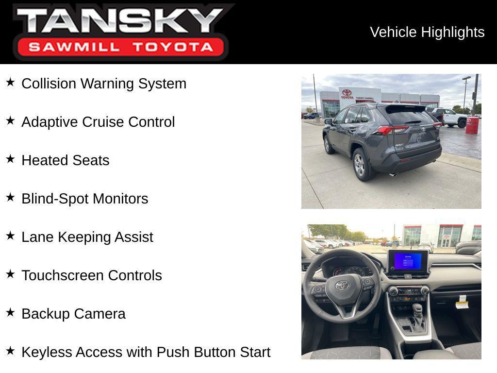 new 2025 Toyota RAV4 car, priced at $35,061