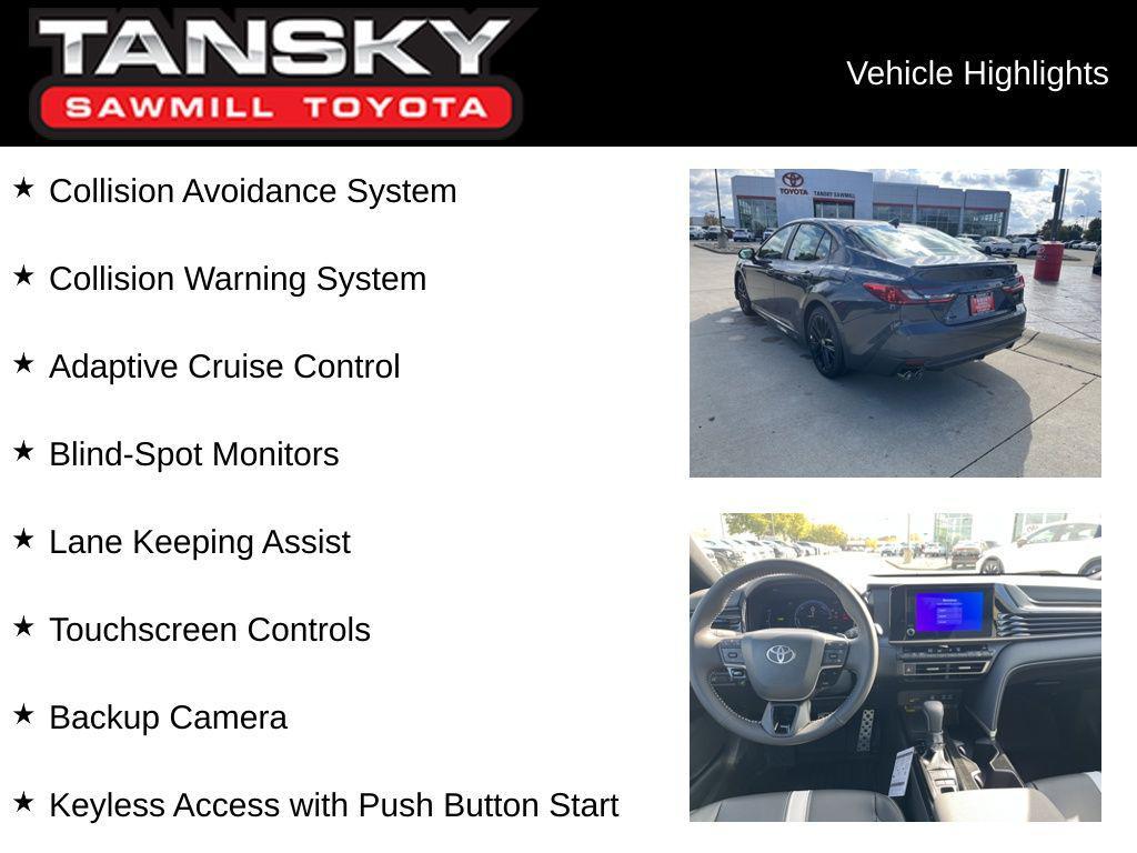 new 2026 Toyota Camry car, priced at $31,439