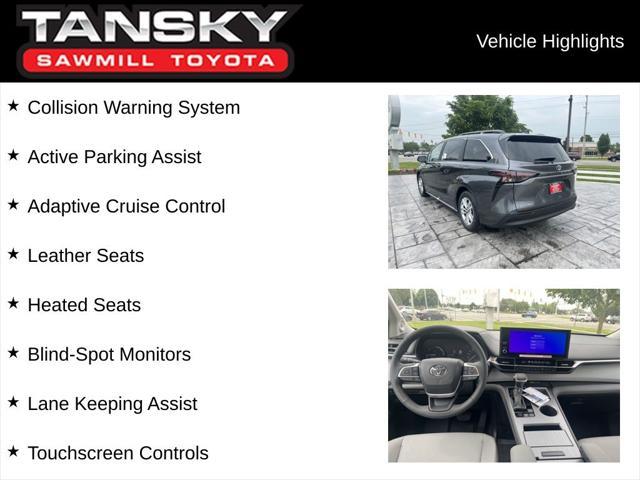 new 2025 Toyota Sienna car, priced at $50,920