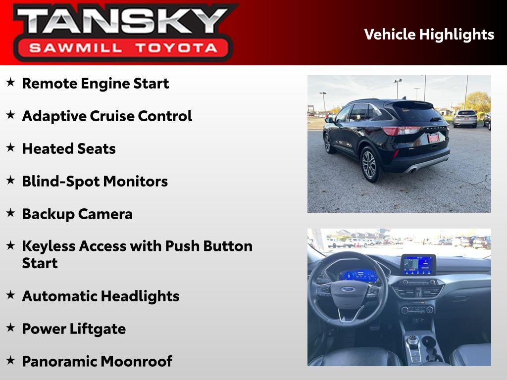 used 2021 Ford Escape car, priced at $15,417