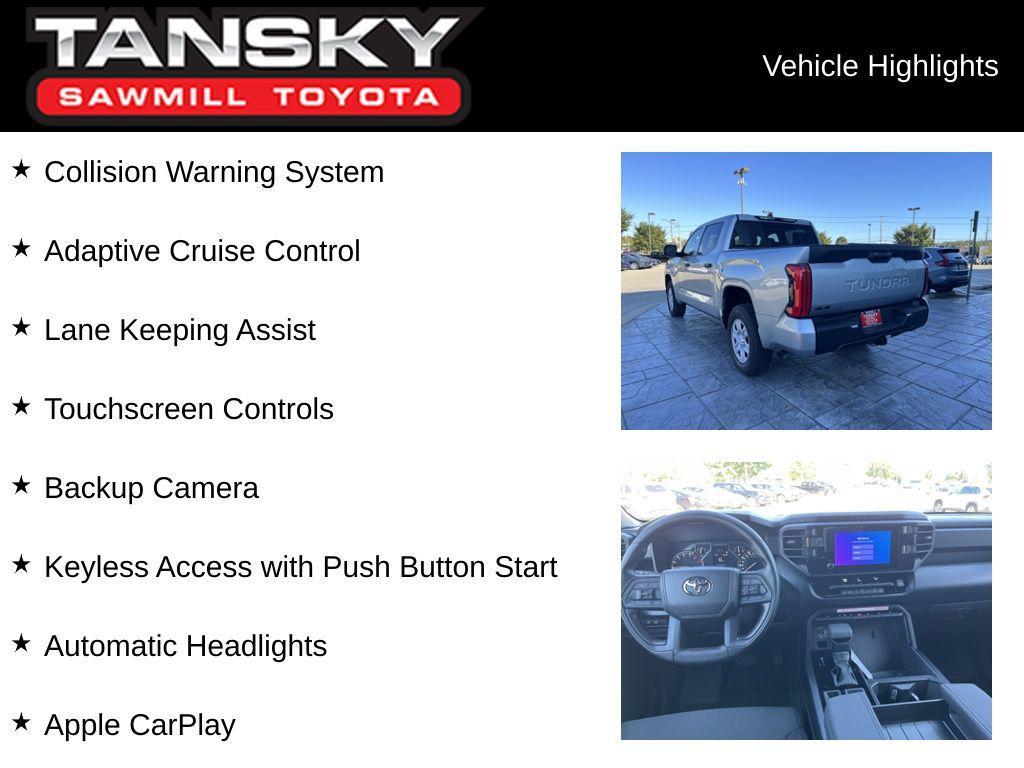 new 2026 Toyota Tundra car, priced at $47,554