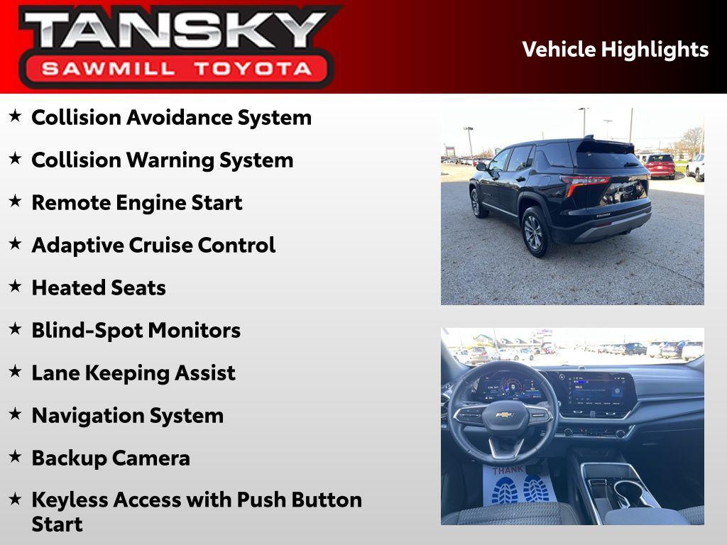 used 2025 Chevrolet Equinox car, priced at $24,665